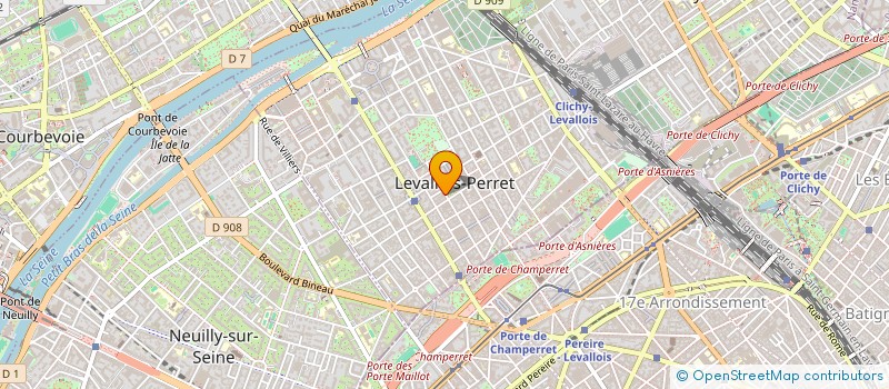 localisation de l'entreprise FENEKIA à LEVALLOIS-PERRET
