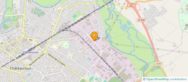 localisation de l'entreprise FENELEC à CHATEAUROUX