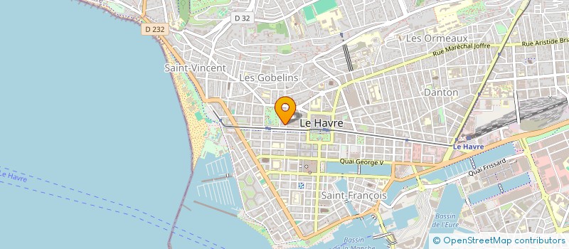localisation de l'entreprise FENELON à LE HAVRE