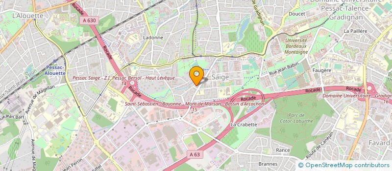 localisation de l'entreprise FENER BATI à PESSAC