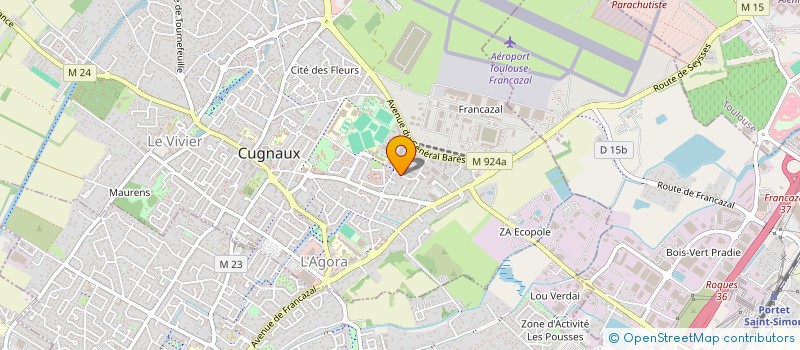 localisation de l'entreprise FENESSY à CUGNAUX