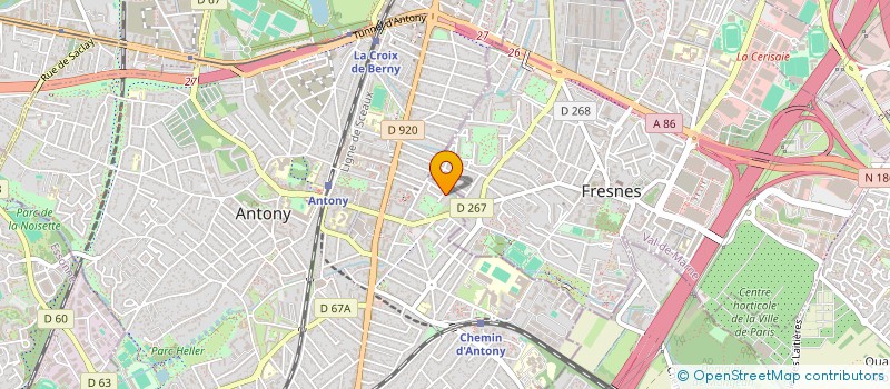 localisation de l'entreprise FENESTA CHE LUCIVE à ANTONY