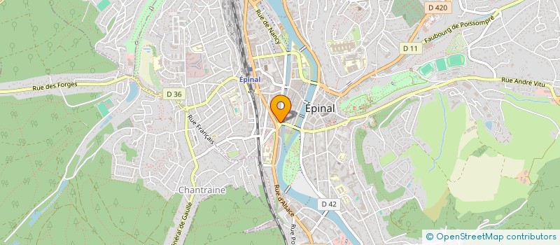 localisation de l'entreprise FENESTE à EPINAL