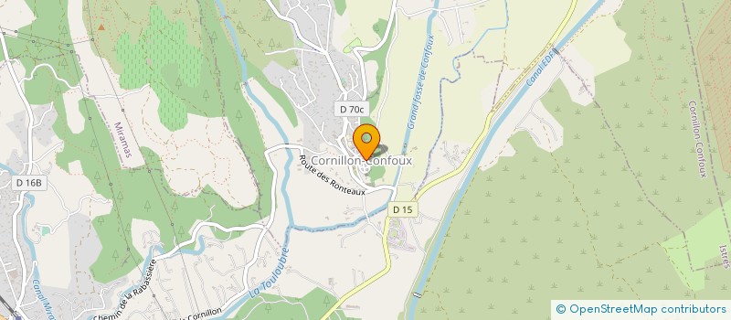localisation de l'entreprise FENESTR'AL à CORNILLON-CONFOUX
