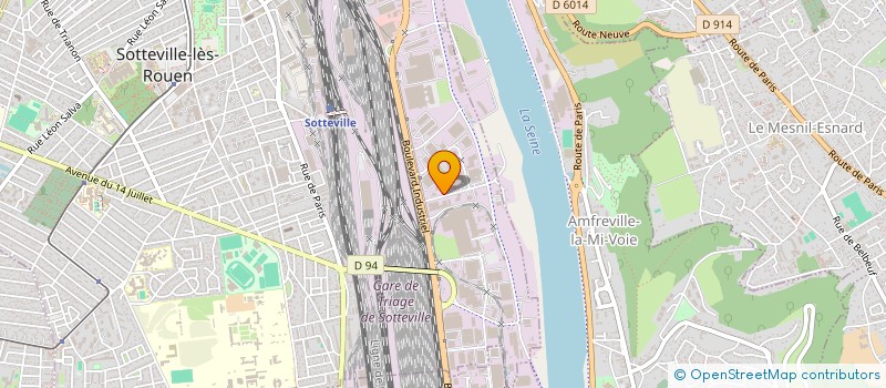 localisation de l'entreprise FENET  SOTTEVILLE-LES-ROUEN