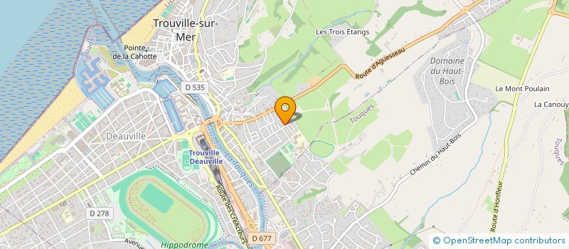 localisation de l'entreprise FENETRE CHAUFFAGE ISOLATION  TROUVILLE-SUR-MER