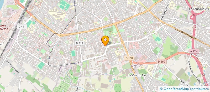 localisation de l'entreprise FENETRE & CONFORT à ANGERS