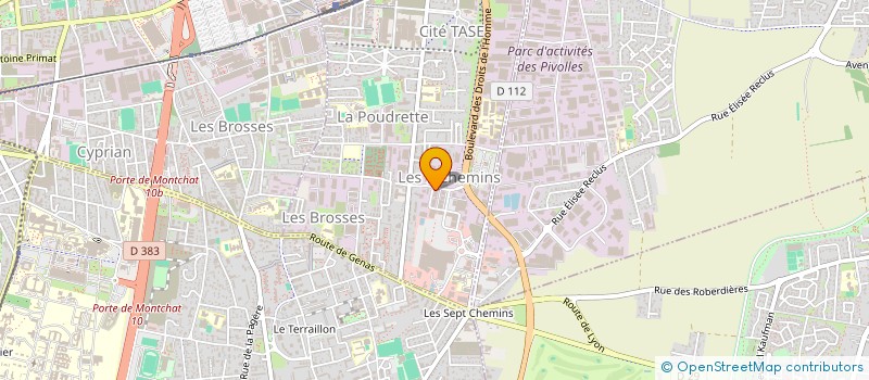 localisation de l'entreprise FENETRE ET ISOLATION à VAULX-EN-VELIN