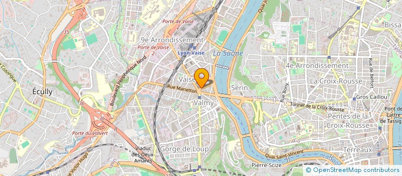 localisation de l'entreprise FENETRE SUR CADRE à LYON
