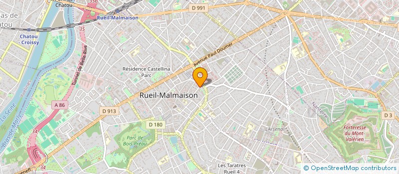 localisation de l'entreprise FENETRE SUR COUR à RUEIL-MALMAISON