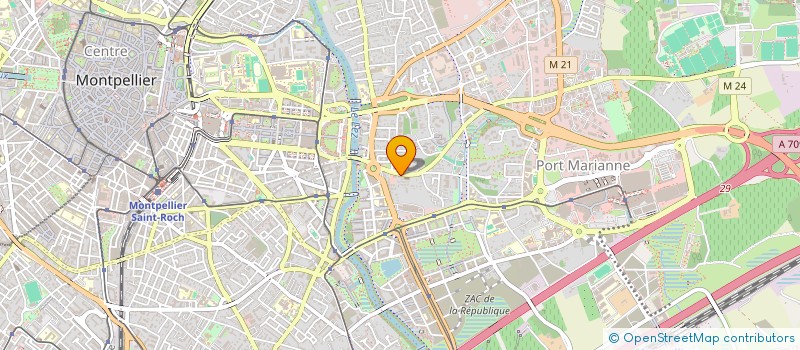 localisation de l'entreprise FENETRE SUR COUR à MONTPELLIER