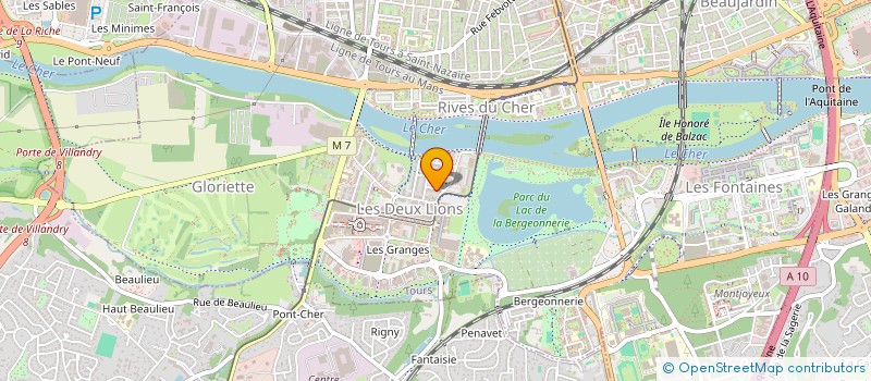 localisation de l'entreprise FENETRE SUR COUR  CHAMBRAY LES TOURS