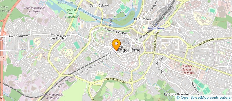 localisation de l'entreprise FENETRE SUR L'ASIE  ANGOULEME