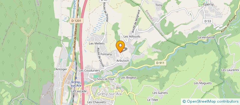 localisation de l'entreprise FENETREEKO à GRESY-SUR-AIX