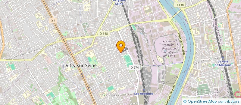 localisation de l'entreprise FENETRES DU MONDE à VITRY-SUR-SEINE