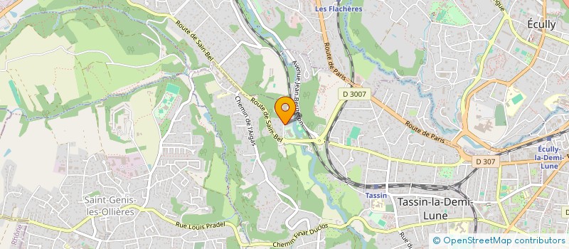 localisation de l'entreprise FENETRES DU PARC  TASSIN-LA-DEMI-LUNE