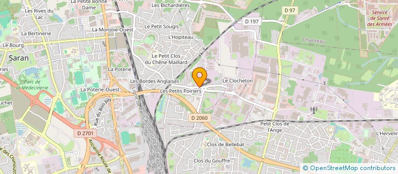 localisation de l'entreprise FENETRES ET FERMETURES DU CENTRE à SARAN