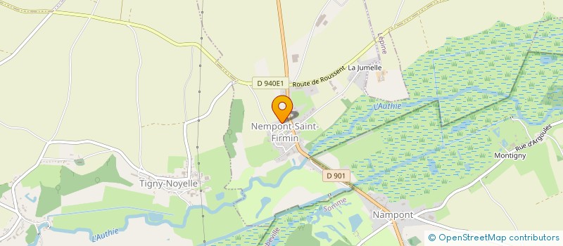 localisation de l'entreprise FENETRES & FERMETURES  NEMPONT-SAINT-FIRMIN