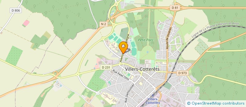 localisation de l'entreprise FENETRES FORME  VILLERS-COTTERETS