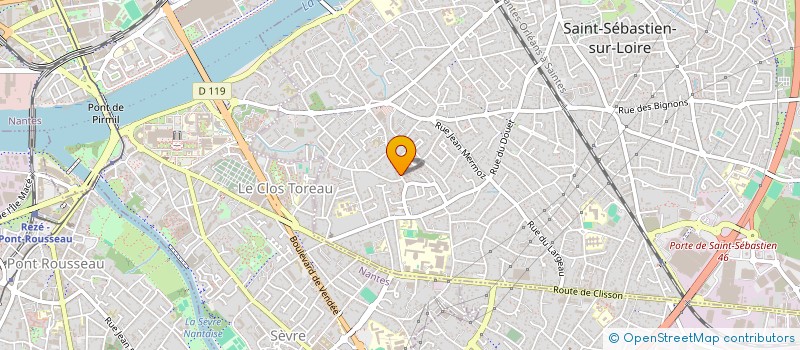 localisation de l'entreprise FENETRES SUR COURS  SAINT-SEBASTIEN-SUR-LOIRE