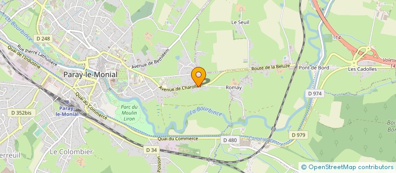 localisation de l'entreprise FENETRES VOLETS TECHNIQUES  PARAY-LE-MONIAL