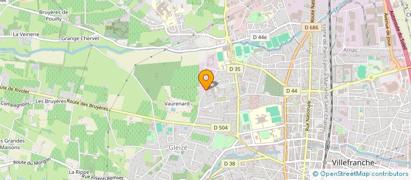 localisation de l'entreprise FENETRES & VOUS à GLEIZE