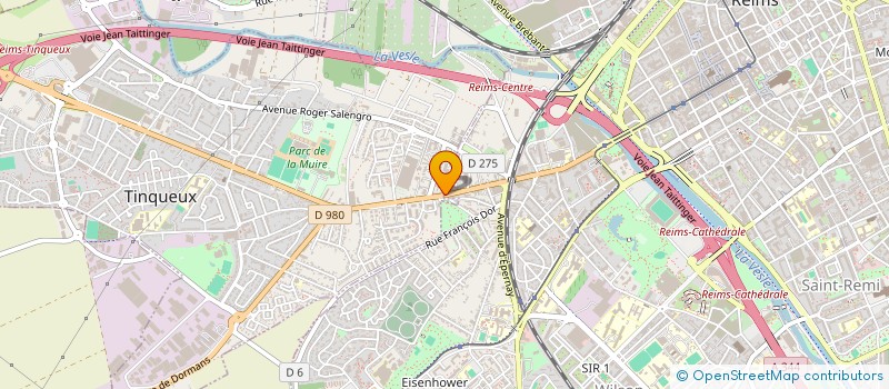 localisation de l'entreprise FENETRIAL à TINQUEUX