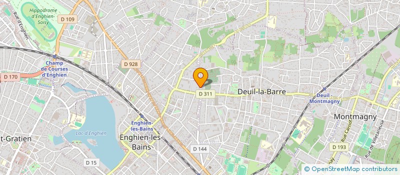 localisation de l'entreprise FENETRONIC à MONTMORENCY