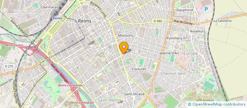 localisation de l'entreprise FENEUIL-MAGNY  REIMS