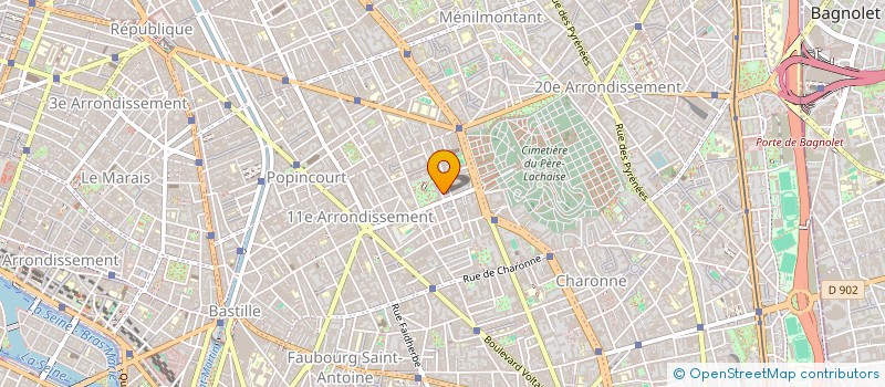 localisation de l'entreprise FENFA  PARIS