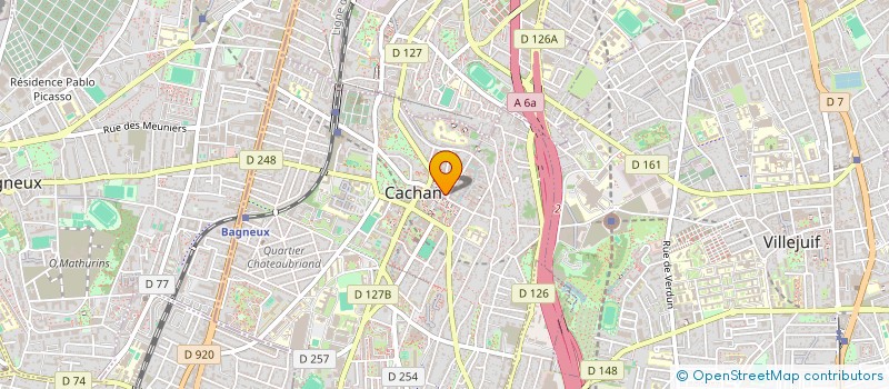 localisation de l'entreprise FENG CHENG  CACHAN