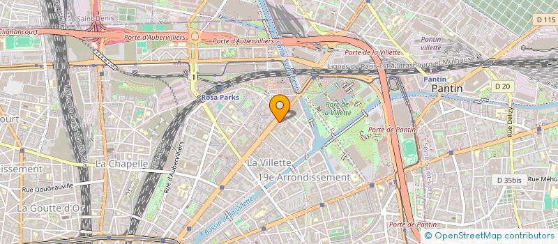 localisation de l'entreprise FENG & LIN  PARIS