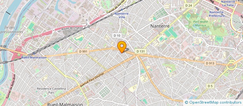 localisation de l'entreprise FENGXUE  NANTERRE