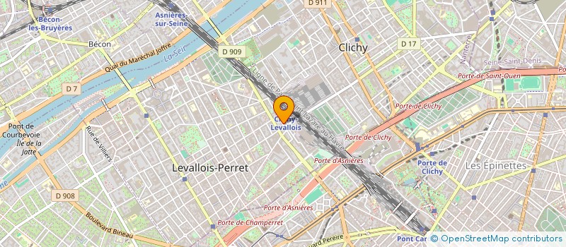 localisation de l'entreprise FENHARRA à LEVALLOIS-PERRET