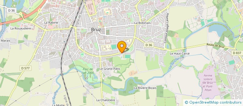 localisation de l'entreprise FENICAT  BRUZ