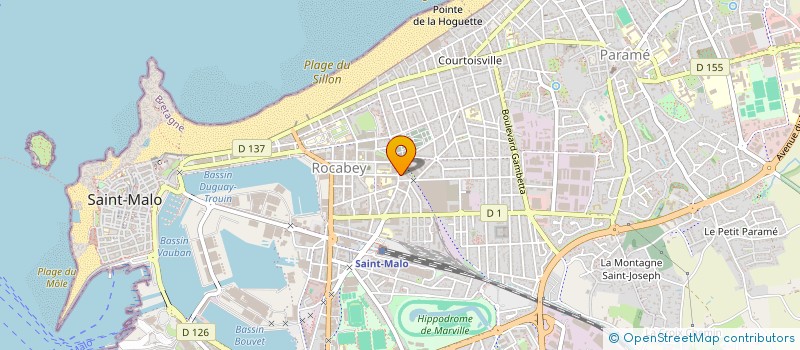 localisation de l'entreprise FENICE STEPHANIE ET FENICE ROMEO  SAINT-MALO