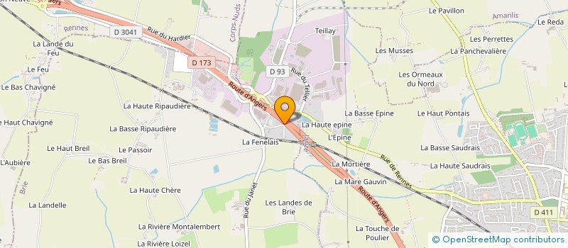 localisation de l'entreprise FENICLAIS à BRIE