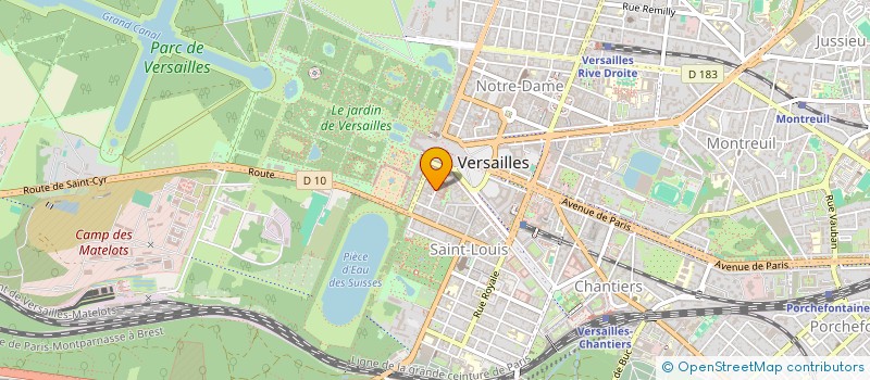 localisation de l'entreprise FENIX à VERSAILLES