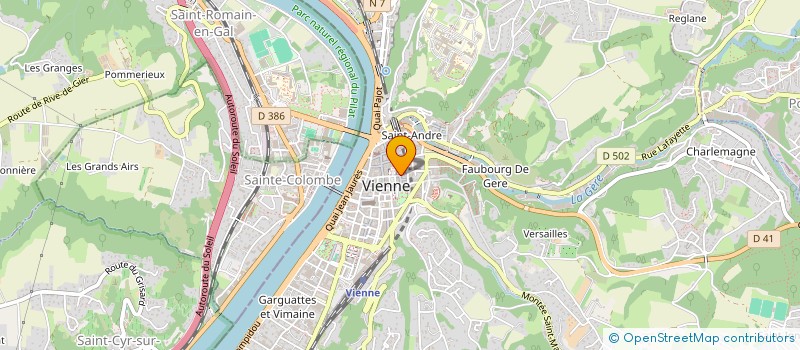 localisation de l'entreprise FENIX  VIENNE