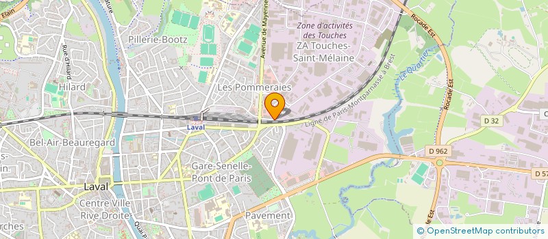 localisation de l'entreprise FENIX BAT à LAVAL