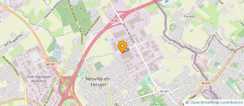 localisation de l'entreprise FENIX ELECTRONIQUE à NEUVILLE-EN-FERRAIN