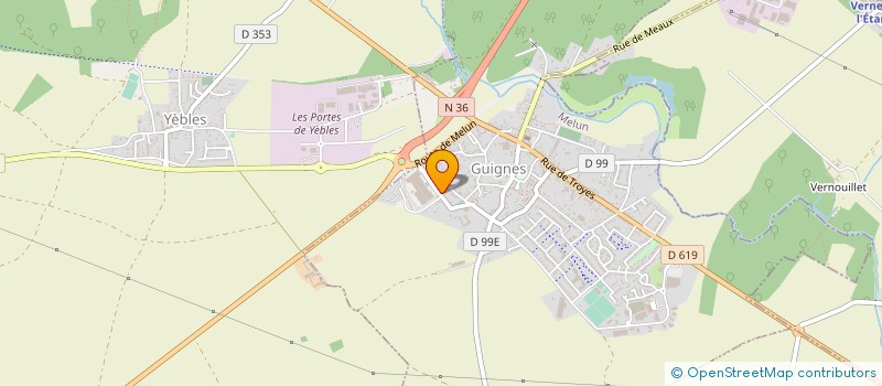 localisation de l'entreprise FENIX ILE DE FRANCE  GUIGNES