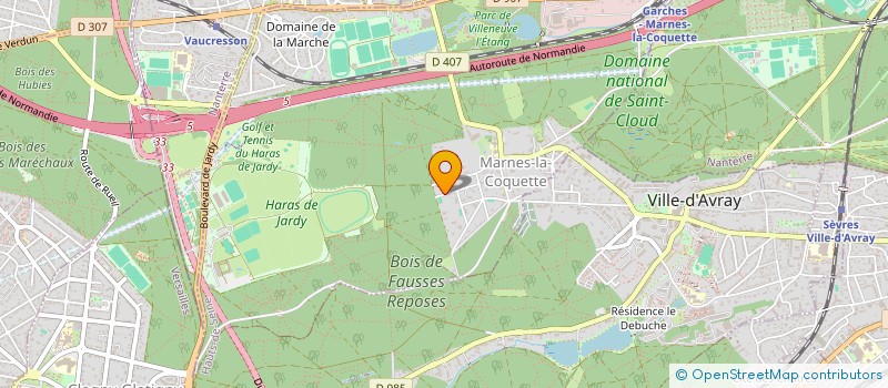 localisation de l'entreprise FENIX L  MARNES-LA-COQUETTE