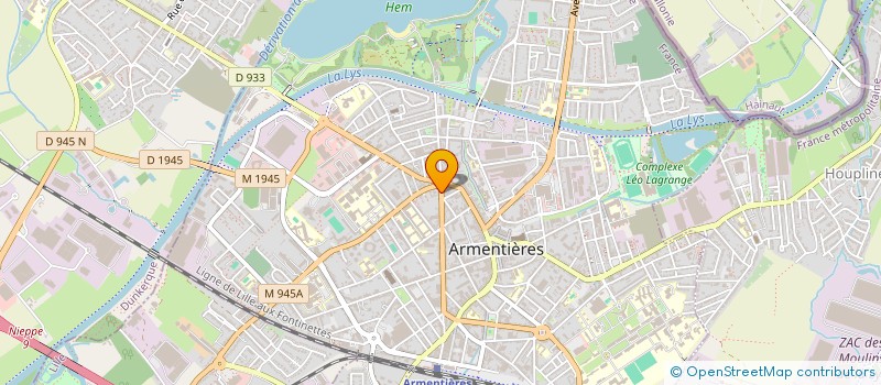 localisation de l'entreprise FENIX SOLUTIONS à ARMENTIERES