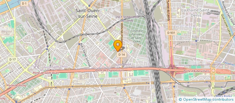 localisation de l'entreprise FENIXIA à SAINT-OUEN-SUR-SEINE