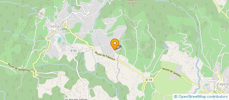 localisation de l'entreprise FENNEC  SEILLANS