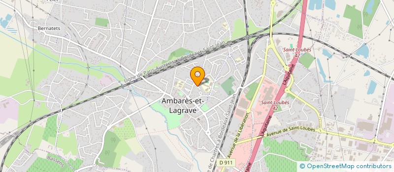 localisation de l'entreprise FENNEC SERVICES  AMBARES-ET-LAGRAVE