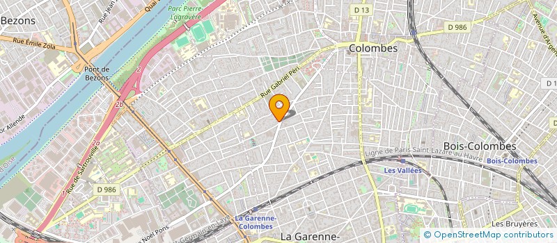 localisation de l'entreprise FENNECS SAS à COLOMBES