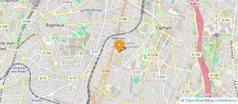 localisation de l'entreprise FENNECS STARS à CACHAN
