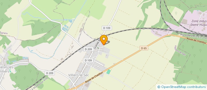 localisation de l'entreprise FENNET à VILLIERS-LE-SEC